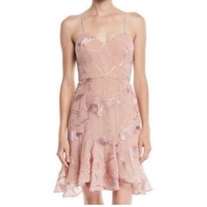 Halston Heritage Soutache A-line Mini Dress